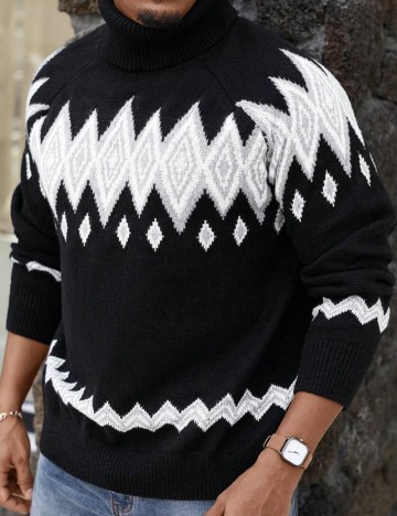 Pulover Shein MANFINITY, mix culori