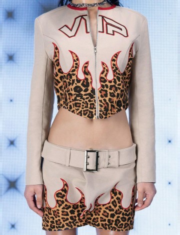 Jachetă Shein X, bej