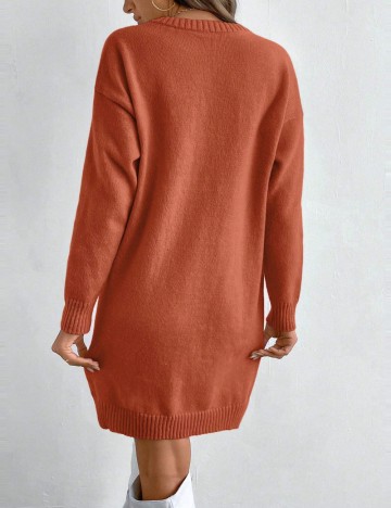 Rochie mini Shein, cărămiziu