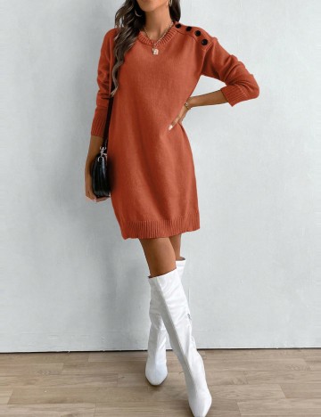 Rochie mini Shein, cărămiziu