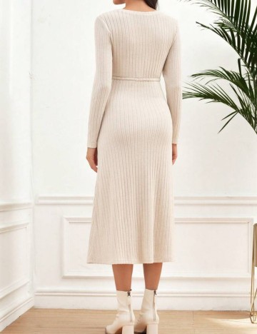 Rochie midi Shein, crem