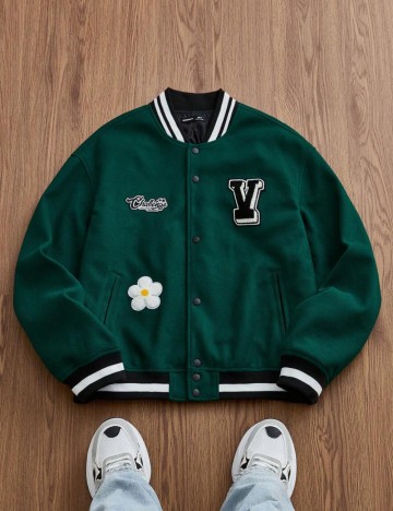 Jachetă Shein, verde