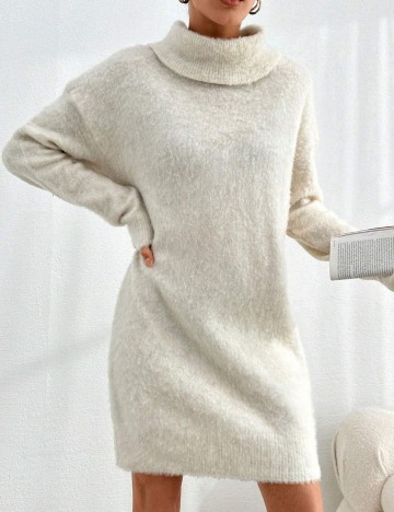 Rochie mini Shein, crem