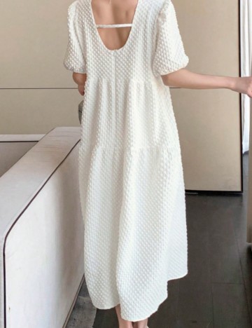 Rochie midi Shein DAZY, alb