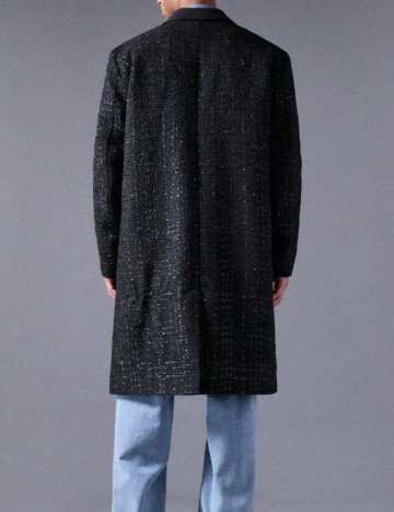 Palton Shein MANFINITY, negru