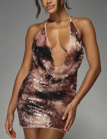 Rochie mini Shein Missguided, mix culori