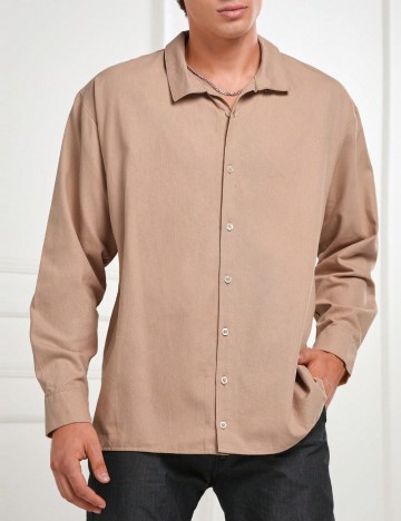 Cămașă Shein, bej