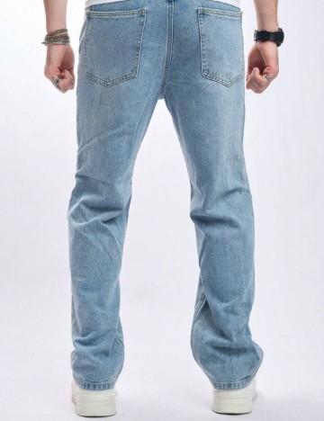 Jeans Shein MANFINITY, alb