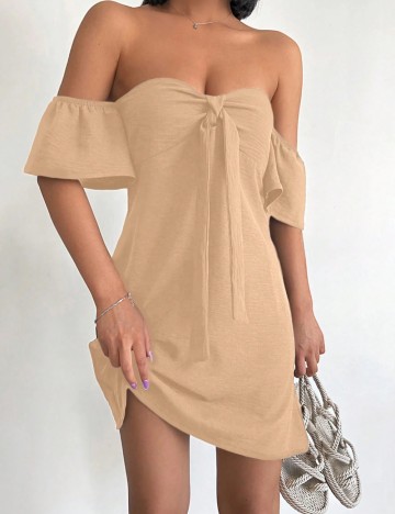 Rochie mini Shein, bej