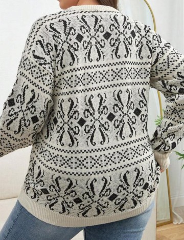 Pulover Shein Curve+, mix culori