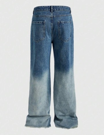 Jeans Shein Romwe, albastru