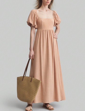 Rochie maxi Shein, bej