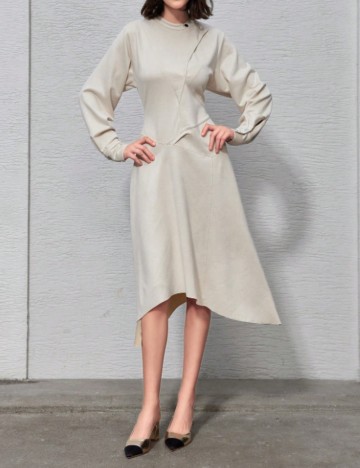 Rochie midi Shein, crem