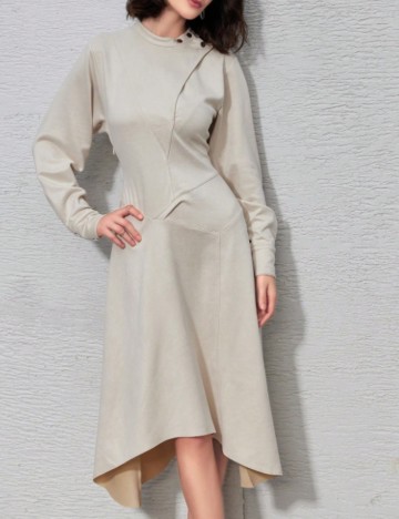 Rochie midi Shein, crem