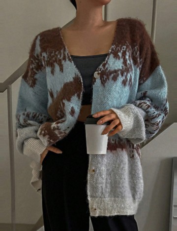 Cardigan Shein DAZY, mix culori