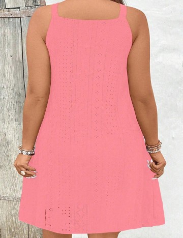 Rochie mini Shein Curve+, roz