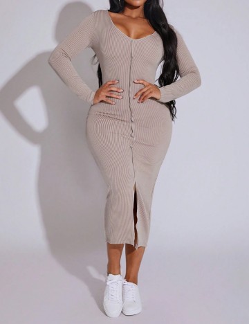 Rochie maxi Shein, bej