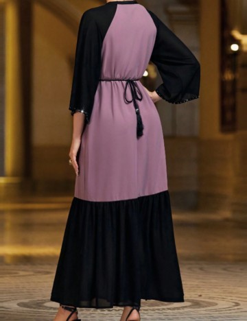 Rochie maxi Shein, mix culori