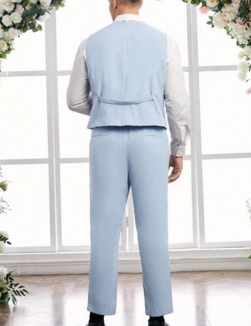 Costum Shein MANFINITY, albastru