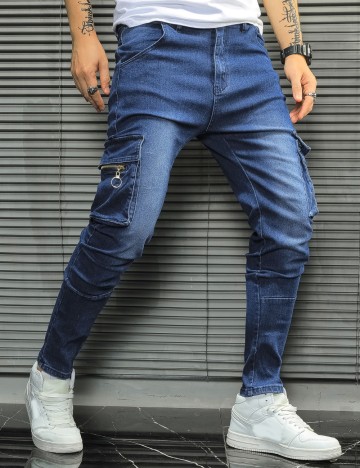 Jeans Shein, albastru