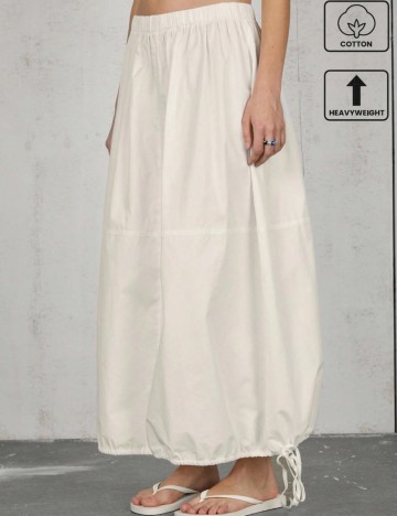 Fustă maxi Shein, alb