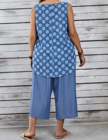 Compleu Shein Curve+ Emery Rose, albastru