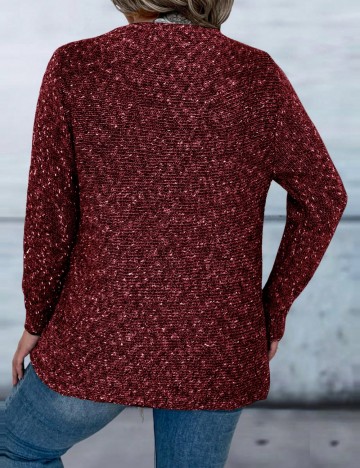 Cardigan Shein Curve+, mix culori