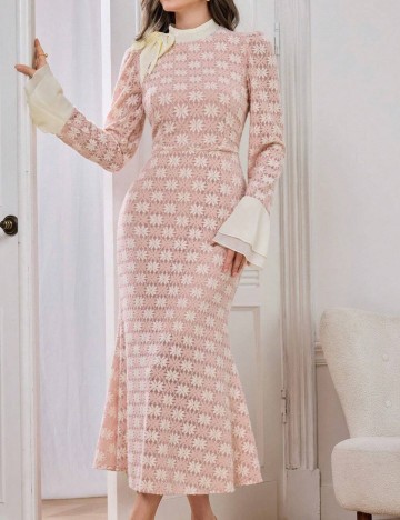 Rochie maxi Shein, roz