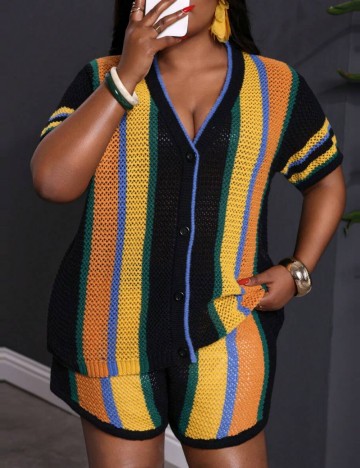 Compleu Shein Curve+, mix culori