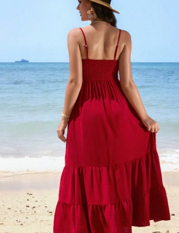 Rochie maxi Shein, vișiniu