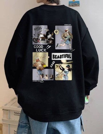 Pulover Shein, negru