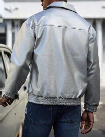 Jachetă Shein MANFINITY, gri