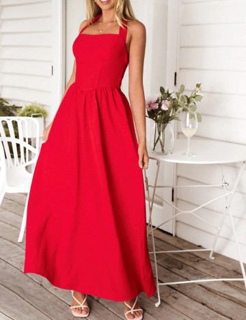 Rochie maxi Shein, roșu