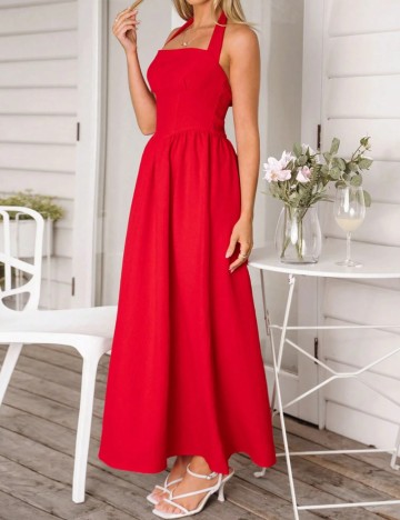 Rochie maxi Shein, roșu