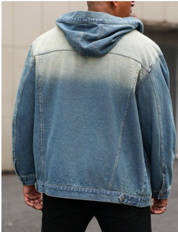 Geacă de blugi Shein MANFINITY, albastru