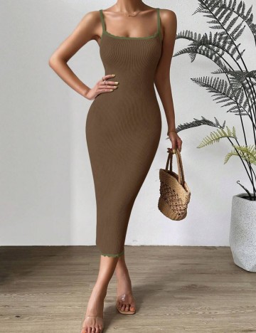 Rochie midi Shein, maro