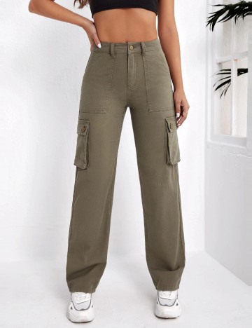 Pantaloni Shein, kaki