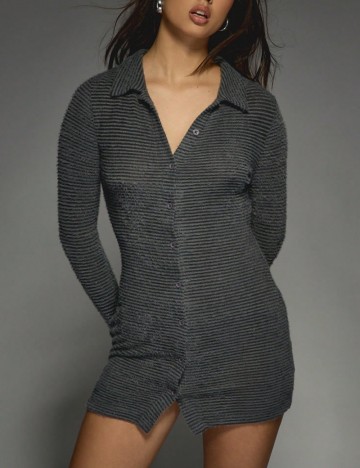 Rochie mini Shein Missguided, gri