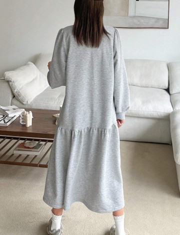 Rochie midi Shein DAZY, gri