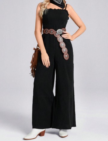 Salopetă lungă Shein Curve+, negru