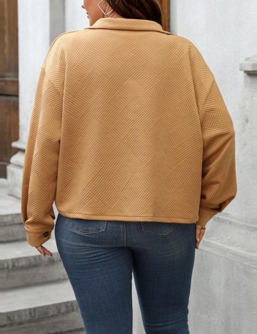 Jachetă Shein Curve+, bej