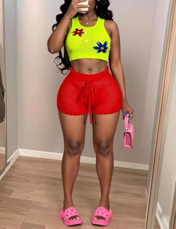 Compleu de plajă Shein, mix culori