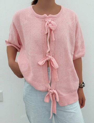 Cardigan Shein Curve+, roz