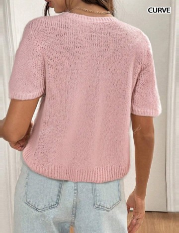 Cardigan Shein Curve+, roz