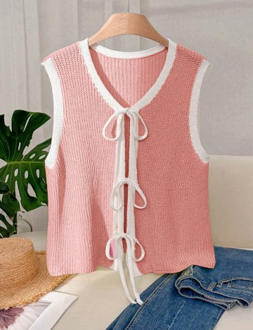 Vestă Shein Curve+, roz