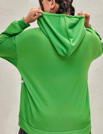 Hanorac Shein Curve+, verde