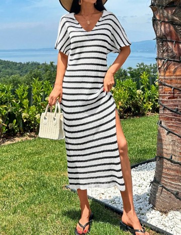 Rochie midi Shein, mix culori