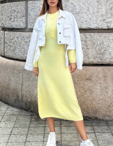 Rochie maxi Shein, galben