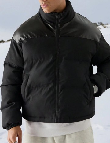 Geacă Shein MANFINITY, negru