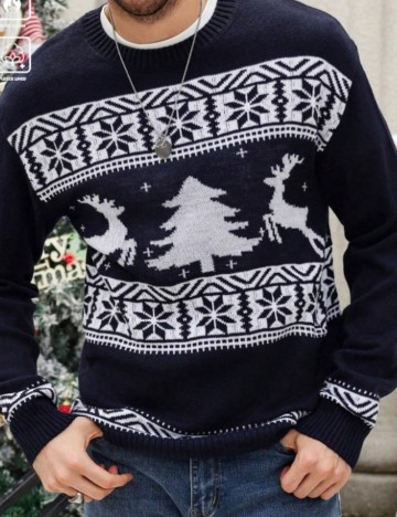 Pulover Shein MANFINITY, mix culori